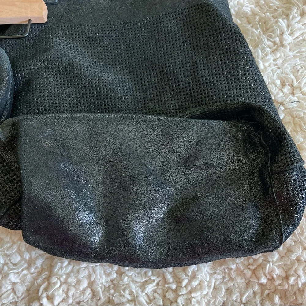 Anthropologie Moda Luxe black leather bag - Picture 3 of 9
